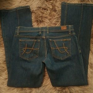 🌻 Horn dark wash boot mid rise jeans